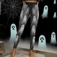 thumbnail image 5 of QATAINLAV Halloween Costumes for Women High Waist Athletic Workout Yoga Pants Full Length Funny Printed Leggings, Gray, L, Gifts for Mom, 5 of 10