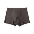 thumbnail image 2 of LJEFF Boys Cotton Boxer Briefs, Solid Color Elasticity Comfort Breathability Kids Underwear Boys Dark Gray Size 5-6, 2 of 5
