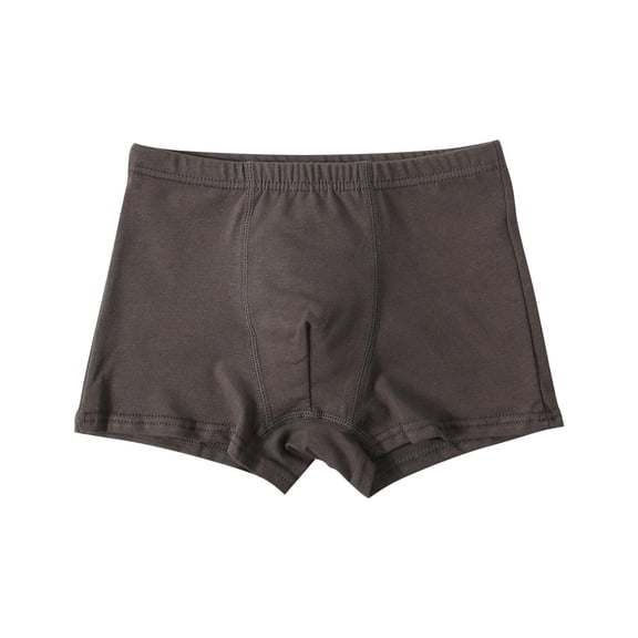 ATOGUTA Boy's Underwear Boxer Brief Size 6 Soft Breathable Tagless Underwear for All-Day Comfort and Active Wear Dark Gray