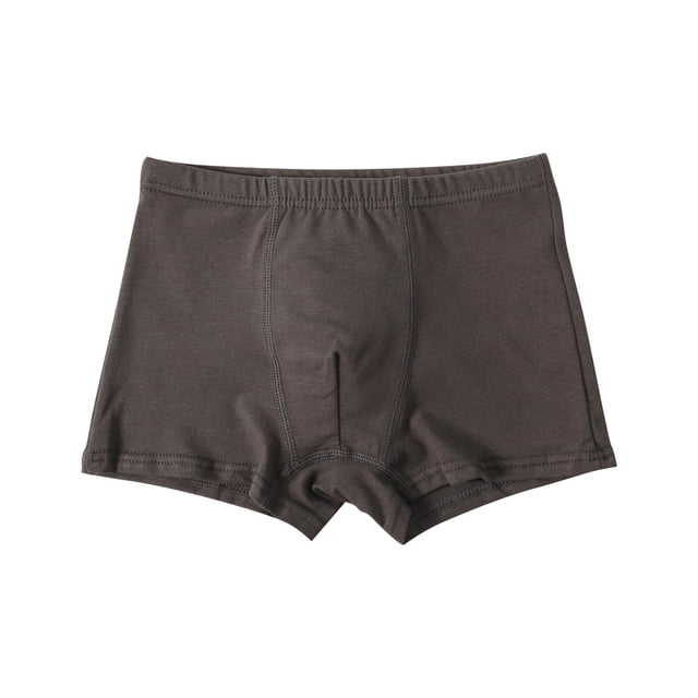 Pantalones Cortos Cómodos para Niños Ropa Interior Transpirable de Cuatro Esquinas de Color Sólido para Niños