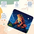 thumbnail image 3 of Frog Square 8.3x9.8 Inch Non-Slip Rubber Bottom Printed Mouse Pad, Gaming Mousepad for Office and Gaming, 3 of 6
