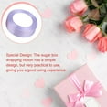thumbnail image 3 of Thinsony Gift Wrap Ribbon Wedding Clothes Making Supply Multi-color DIY Craft Accessories Festival Fabric Polyester Ribbons Box Ornaments Purple White 44, 3 of 9