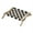 Black and white flannel, variant on Cat Window Perch, Cat Radiator Bed Hammock, Holds Up to 18kg Wooden Seat Cats Bed, No-Screw Adjustable and Suction Cups, for Windowsill, Bedside, Radiator, Easy Assembly