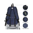 thumbnail image 5 of Deago Travel Laptop Backpack for Men Women Business Anti Theft Backpack with USB Charging Port Water Resistant College Computer Bag, Black, 5 of 9