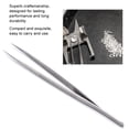 thumbnail image 4 of Stainless Steel Tweezers, Slide Lock Jewelry Making Tool, Compact and Exquisite, Jewelry Diamond Gem Making Tool, Suitable for Jewelry Maker Jewelry Hobbyist, 4 of 7
