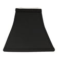 thumbnail image 1 of Cloth & Wire HI01480 Slant Square Bell Hardback Lampshade with Washer Fitter, Black (with white lining), 1 of 3