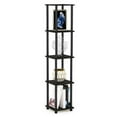 thumbnail image 3 of Furinno Durable 11.6 W x 11.6 D x 57.7 H 5-Shelf Freestanding Shelving Unit, Black, 3 of 6