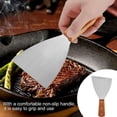 thumbnail image 5 of Triangle Spatula Stainless Steel Multifunction Triangle Spatulas Nonstick Heat Resistant Spatula Cooking Tool for BBQ Grill Beefsteak Turner Cake, 5 of 5