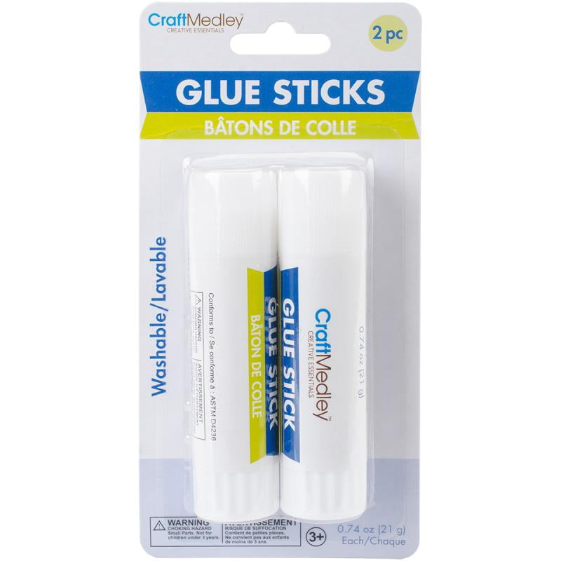 Craft Medley Glue Sticks 2/pkg.74oz