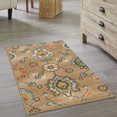 thumbnail image 2 of Maples Rugs - Made in USA - Fleur Contemporary Floral Indoor Accent Rugs, 1'8 x 2'10, Blue, 2 of 6