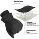 thumbnail image 2 of Guantes de trabajo aislados Guantes térmicos para nieve de invierno para mujeres y hombres Negro XL Adepaton CJWUS-6492, 2 of 7