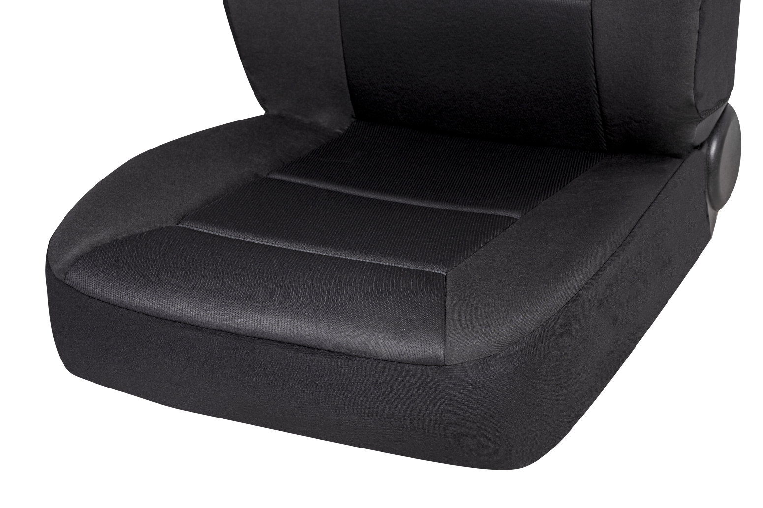AUTO DRIVE 2 PIECE LOW BACK MEMORY FOAM CAR SEAT COVER POLYESTER BLACK, UNIVERSAL FIT, 2010SC11