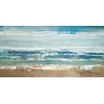 thumbnail image 2 of Colbert , Peter 32x18 Gold Ornate Wood Framed with Double Matting Museum Art Print Titled - Pastel Waves, 2 of 4