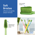 thumbnail image 3 of TEPE Good Regular Soft Bristle Toothbrush – Bioplastic Adult Toothbrushes, 1 Brush, 3 of 7