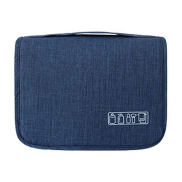 Organizador de cosméticos húmedo y seco, neceser colgante para maquillaje, estuche de viaje con gancho, bolsa de almacenamiento lavable para artículos de tocador, cosméticos y cuidado de la piel.
