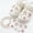 Pearl Chain Pink Butterfly【10 Pieces with Clasp】#Shoes not included】, variant on Croc shoe accessories DIY vintage metal decorations, starry shoe charms, detachable decorative pearl shoe buckles
