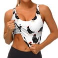 thumbnail image 3 of Picia Funny Chicken Sports Bra for Women,Padded Strappy Sports Bras Medium Support Yoga Bra with Removable Cups,Running Yoga Bra-Large, 3 of 9