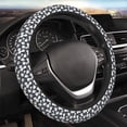 thumbnail image 3 of Lsque Daisies Flowers Ultra Soft Car Steering Wheel Cover for Women, Standard 15 inch Size for Truck Van SUV Auto, 3 of 8