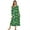 Bow Cherry Blossom, variant on Mushroom Leaves Print Button Down Night Shirt for Women V Neck Nightgown Sleep Dress Pleated Long Sleeve Sleep Shirt Soft Sleepwear House Dress, Size 3XL