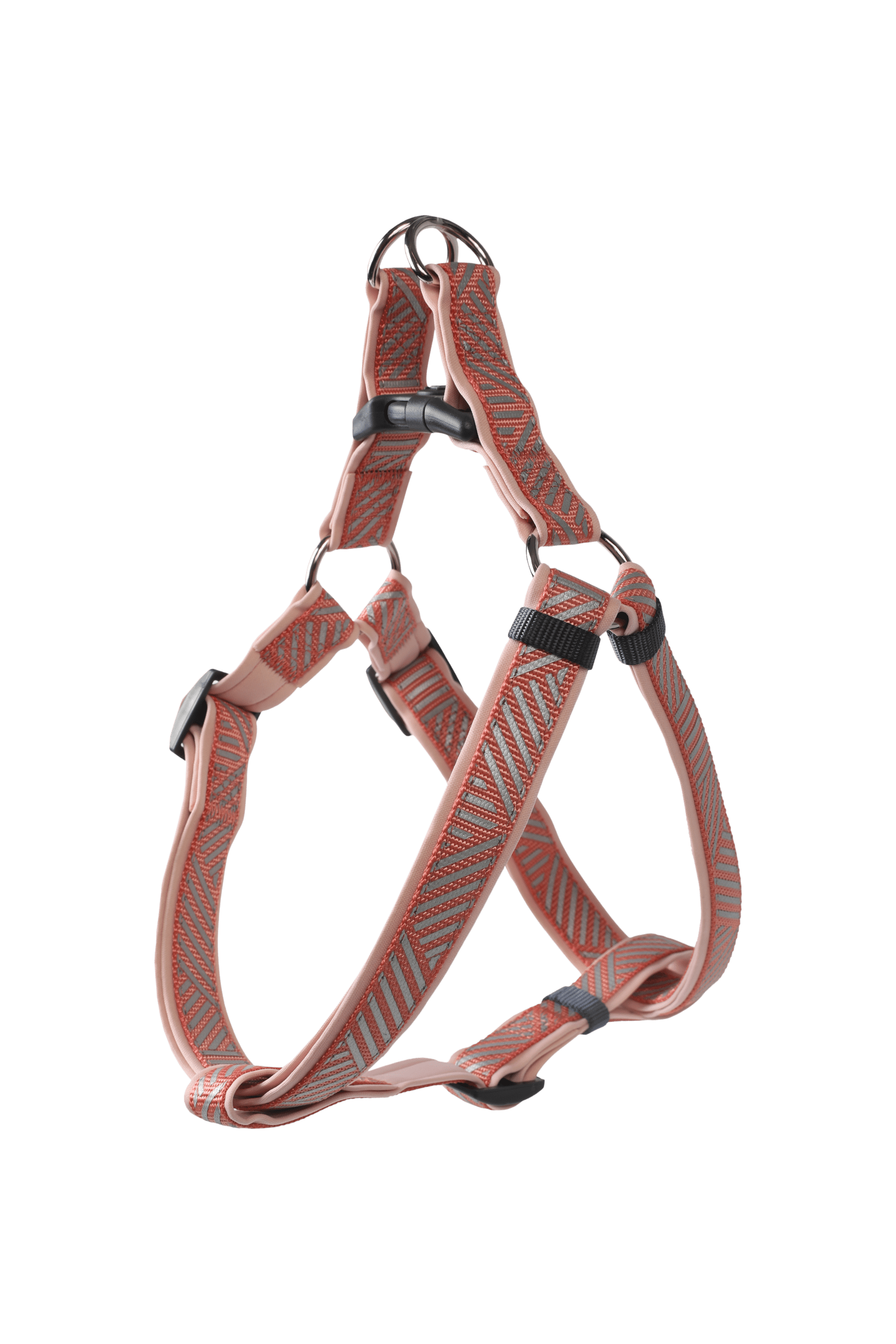Vibrant Life Reflective Step-in Dog Harness, Salmon, Large
