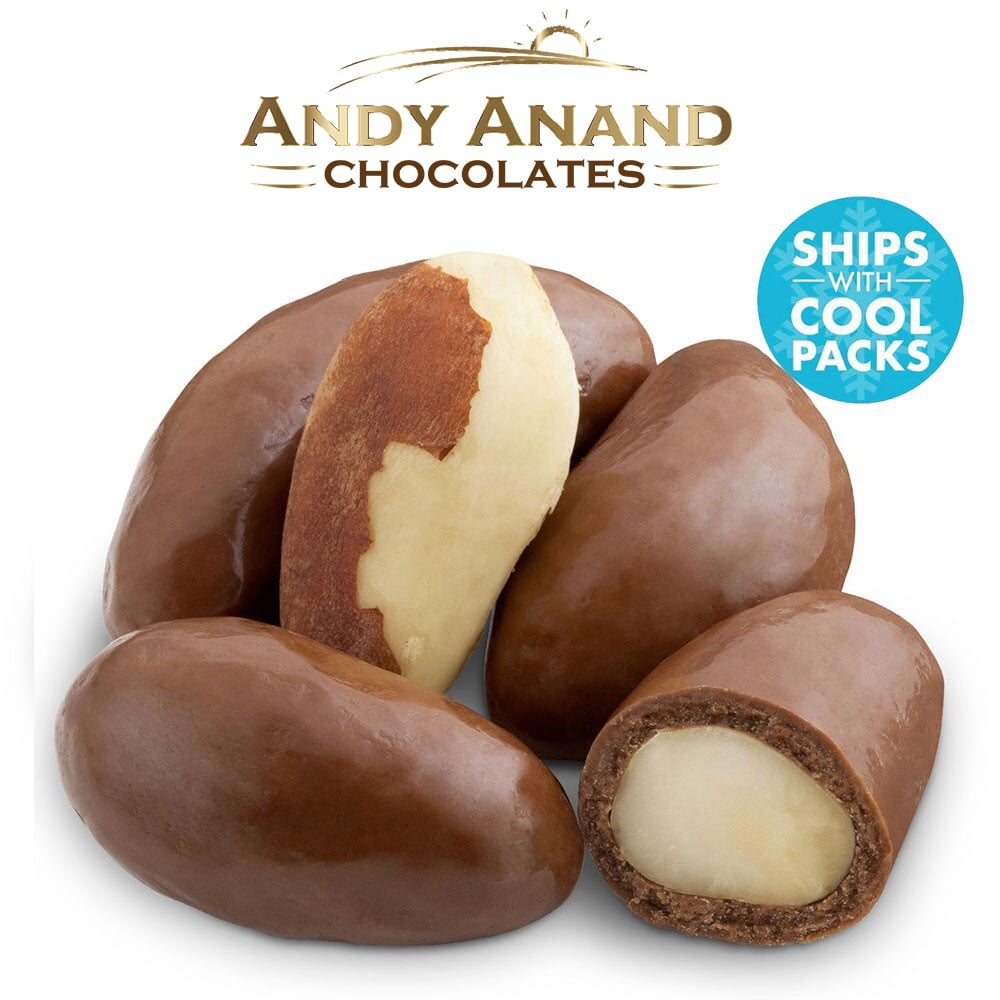 Andy Anand Belgian Milk Chocolate Brazil Nuts, DeliciousDecadent Gift