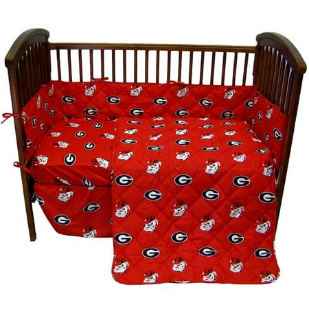 Georgia 5 Pc Baby Crib Logo Bedding Set