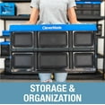 CleverMade Eco 62L Collapsible Storage Bin, Stone, Foldable Totes Box