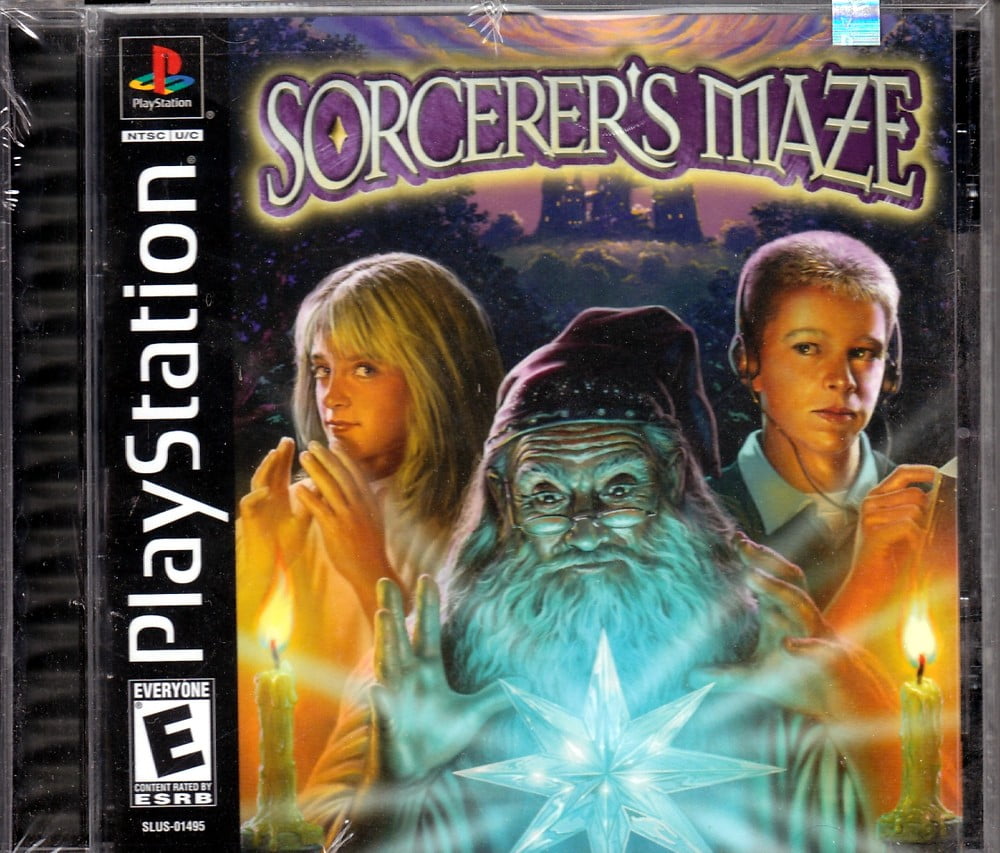 Sorcerer's Maze – PlayStation Puzzle Adventure Game (CD-ROM) 2 thumbnail image