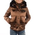 thumbnail image 1 of Pajar Sasha Heavy Metal Bomber Jacket In Bronze, 1 of 5