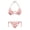 Red Heart Floral Print, variant on HELLHERO Valentine Heart Print 2 Piece Bikini Set Quick Drying Plus Size Two Piece Swimwear Cute Halter Tie Side Bathing Suit for Vacation