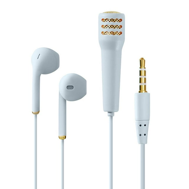 Maoww 3.5mm Live Phone Wired Microphone Mini Microphone for Mobile Phone Laptop Notebook No.3