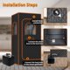 thumbnail image 5 of Vaporizador de sauna portátil LovhomDecr 3L 1200W con control remoto, 5 of 6