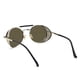 thumbnail image 4 of Gafas de Sol RONSOU Estilo Steampunk Vintage Redondas UV400 Plateadas y Azules, 4 of 7