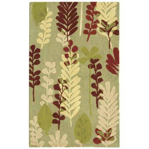 Safavieh Berkeley BK367C Fern, Ivory 8'9" x 11'9" Rug
