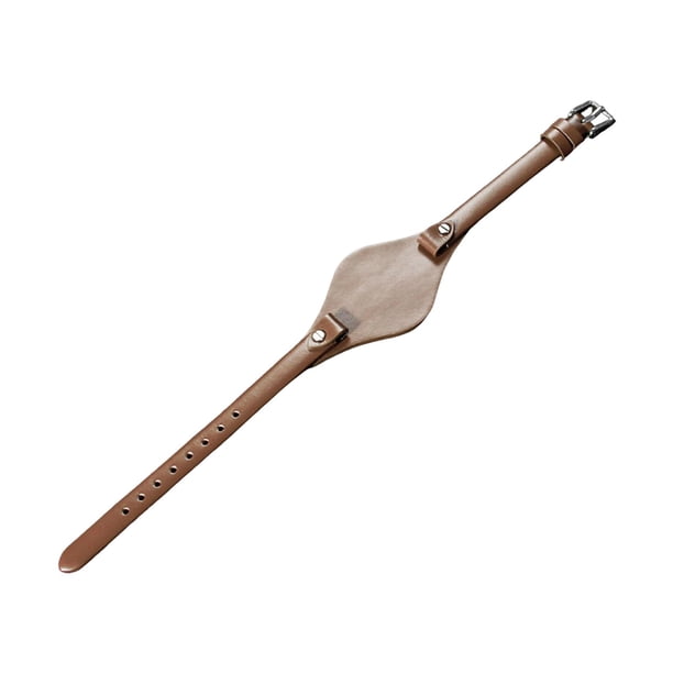 Correa de reloj de cuero Accesorios de reloj Correa de reloj de liberación rápida Reemplazo caqui oscuro