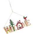 thumbnail image 2 of Christmas Welcome Label Wooden Sign, 2 of 5