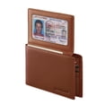 thumbnail image 1 of Monedero RUNBOX de piel auténtica plegable, 12 tarjetas, bloque RFID, 1 of 7