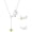 08-peridot-Aug, variant on AOBOCO Stethoscope Necklace 925 Sterling Silver Medical Jewelry with Birthstone, Gift for Doctors Nurses Medical Students, Graduation RN Present