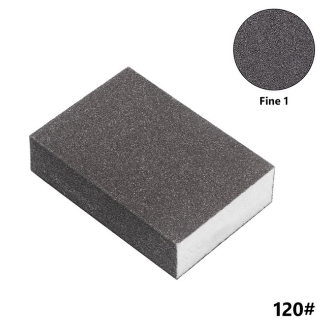 BTOER 1 PcsGrit 60/80/120/210 Éponge de Broyage Murale Bloc de Sable Papier de Sable Poli Brique de Sable la Résilience Est Excellente, Plasticité
