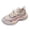 Pink, variant on Women's Breathable Mesh Platform Sneakers Casual Lace Up Outdoor Chunky Shoes Comfortable Low Top Sport Shoes Plus Size Wedge Walking Sport Sneakers