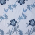 thumbnail image 2 of Zelouf Lilah Floral Embroidery Mesh  , Sewing, DIY, Crafts Fabric by the Yard, Slate Blue, 10 Yard, 2 of 3