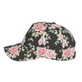 thumbnail image 5 of Daiia Rose Flowers print Baseball Cap Men Women Golf Dad Hat Adjustable Original Classic Low Profile Hat Unconstructed Plain Cap, 5 of 9