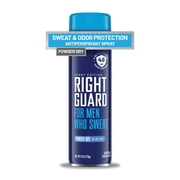 Right Guard Sport Antiperspirant & Deodorant for Men, 48-Hour Protection Spray, Powder Dry, 6 oz.