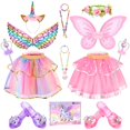 thumbnail image 1 of Conjunto de ropa de vestir Chillife Princess para niñas de 3 a 6 años, 1 of 7