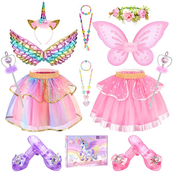 Conjunto de ropa de vestir Chillife Princess para niñas de 3 a 6 años