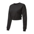 thumbnail image 3 of MixMatchy Women's French Terry Crop Pullover Sweatshirt, 3 of 4