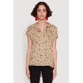 thumbnail image 2 of Womens Trendy Classic Fit Abstract Face Print Shirt, 2 of 5