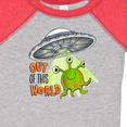 thumbnail image 4 of Inktastic Out of this World- cute green alien UFO Boys or Girls Baby Bodysuit, 4 of 5