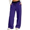 thumbnail image 5 of Baggy Sweatpants Boys Wide Leg Sweat Pants Fleece Athletic Workout Kids Clothes Boy Joggers with Pocket and Drawstring Bottom, 5 of 7