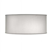 18 x 18 x 8 in. Hardback Shallow Drum Lamp Shade, Global White